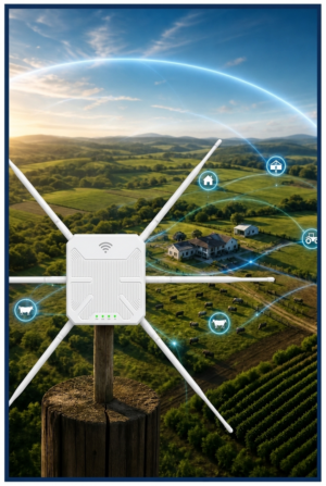 Roteador wifi rural de longo alcance 2000 metros